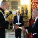 The Palestinian ambassador presents his Credentials to the King for the first time