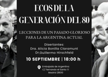 Lecture ‘Echoes of the 80’s’ at the Argentine Embassy