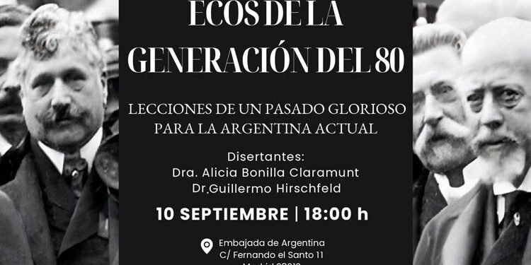Lecture ‘Echoes of the 80’s’ at the Argentine Embassy