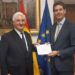 El nuevo embajador de Bélgica presenta sus Copias de Estilo