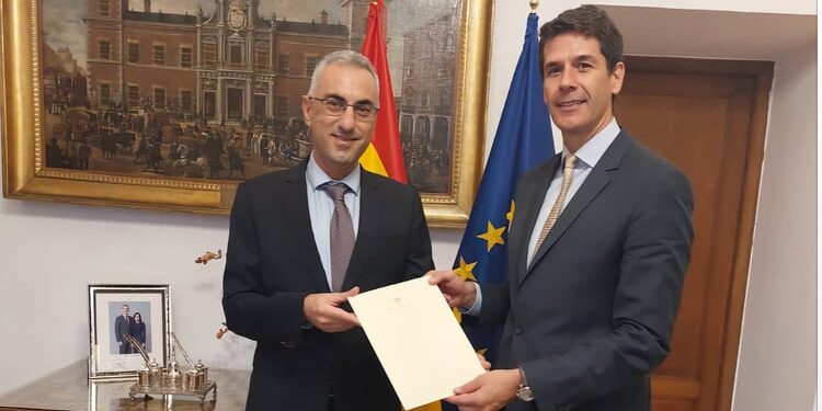 Cyprus new ambassador, Michalis Ioannou, presents Copies of his Credentials