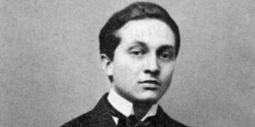 Dadaism co-founder, Marcel Iancu, at the Instituto Rumano de Cultura