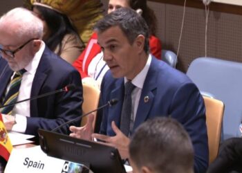 Sánchez in New York: “We have never been more exposed to disinformation”