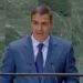 Pedro Sánchez defends a “global minimum tax on large fortunes” at the UN