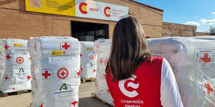 AECID sends more than 10 tons of medical supplies, medicines and blankets to Lebanon