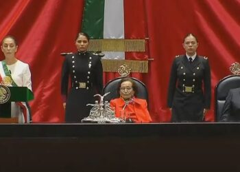 Leaders of Sumar, Government’s partner, at the inauguration of Claudia Sheinbaum