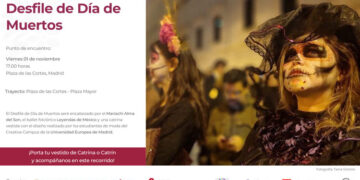 Instituto Cultural de Mexico organizes the Day of the Dead Parade