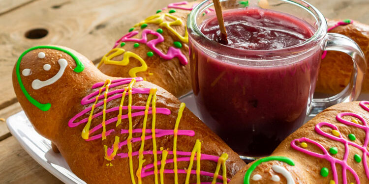 La Embajada de Ecuador ofrece la colada morada y la guagua de pan