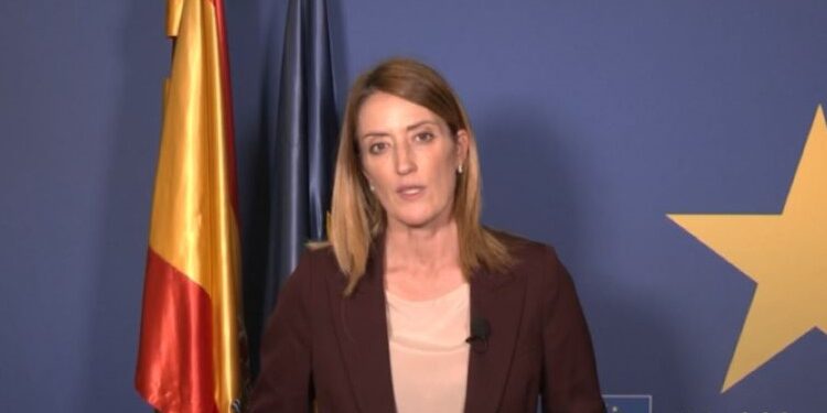 Metsola calls for better access to EU funds for regions affected by the DANA