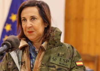 Robles aborda con sus homólogos ucraniano y lituano el fin de la guerra y el proceso de paz