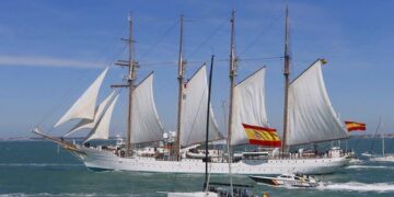 The ‘Juan Sebastián de Elcano’ will visit eight countries in 2025 with the Princess of Asturias on board