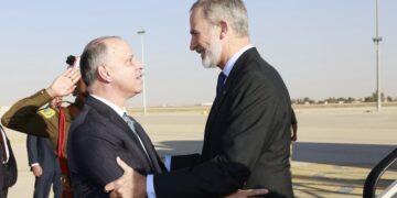 El Rey comenzó su visita a Jordania, en plena escalada bélica en Oriente Próximo