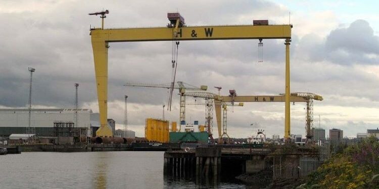 Navantia acuerda la compra de los cuatro astilleros de Harland & Wolff en Reino Unido