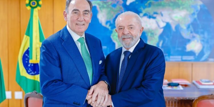 El presidente de Iberdrola se compromete con Lula a promover la transición energética de Brasil