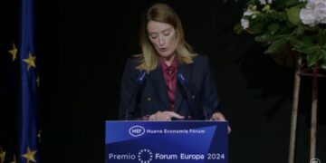 Metsola says in Madrid that “Spain is key to building a Europe with a voice in the world”