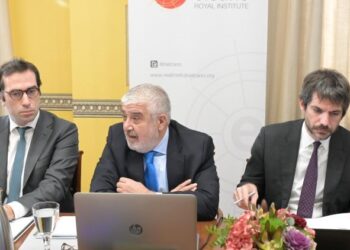 Cuerpo and Urtasun attend the annual meeting of the Board of Trustees of the Elcano Institute