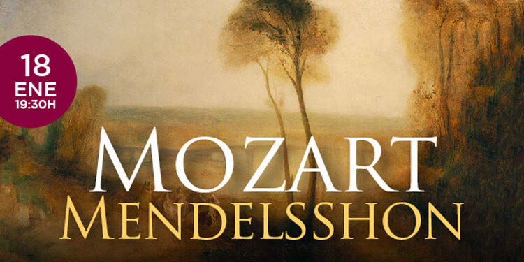 Concert for violin by Mendelssohn and the 39th by Mozart in the Auditorio