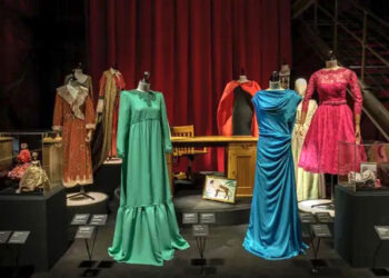 Exhibition about the couturier Lorenzo Caprile in the Canal Room of Isabel II