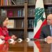 Robles conveys Spain’s support for stability in Lebanon through UNIFIL to Aoun