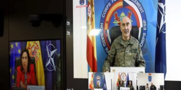 Robles highlights the role of Spanish troops in NATO’s Eastern Flank