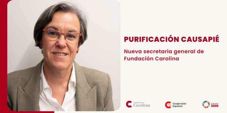 Purificación Causapié, new general secretary of the Carolina Foundation