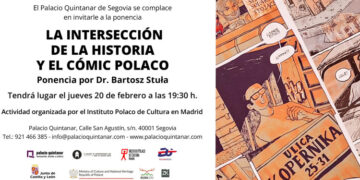 Polish comic book talk at the Palacio Quintanar in Segovia