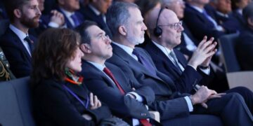 The King and Albares vindicate the Spain-US relationship on the 25th anniversary of the Prince of Asturias Chair