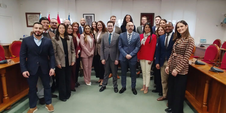 Institutional visit of ADE to the town of Aranda de Duero