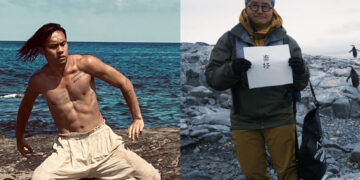 La calígrafa y poeta Ching Chwang Ho, en la Semana del Arte de Taiwán