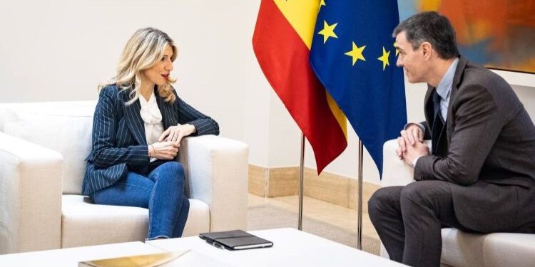 Sánchez y Díaz desarrollarán “una propuesta conjunta” sobre defensa “en las próximas semanas”