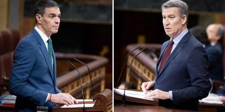 Sánchez anuncia en el Congreso la puesta en marcha, “antes del verano”, de un plan nacional sobre industria de defensa