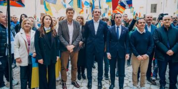 El Consulado Honorario en Baleares unió a los ucranianos en el aniversario de la invasión rusa