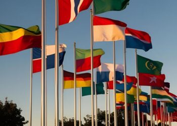 El simbolismo de las banderas en la diplomacia y los eventos oficiales