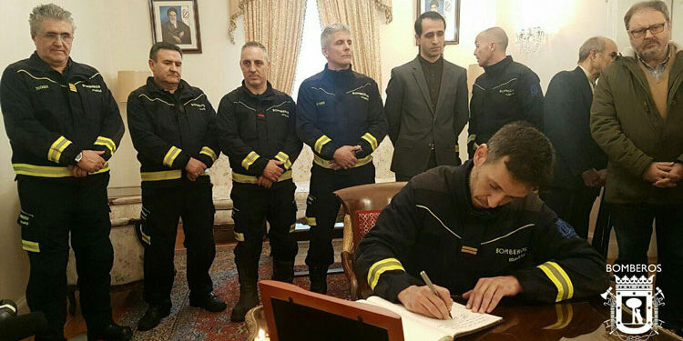 The Iranian Embassy shows its regret for firemen killed in Alcorcón