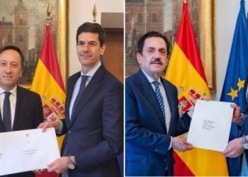 Los nuevos embajadores de Portugal y República Dominicana presentan sus Copias de Estilo