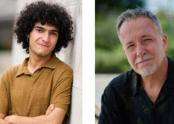 Meeting between poets. Tomasz Różycki and Mario Obrero at the BNE