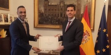 Oman’s new ambassador, Thamir bin Faiz Al-Alawi, presents his Letters of Credence