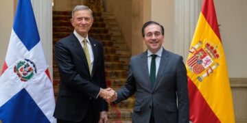 The Spanish and Dominican Foreign ministers meet in Madrid after signing the new cooperation framework.