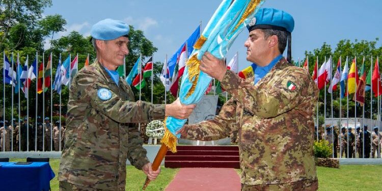 Spain hands over command of the UN mission in Lebanon to Italy