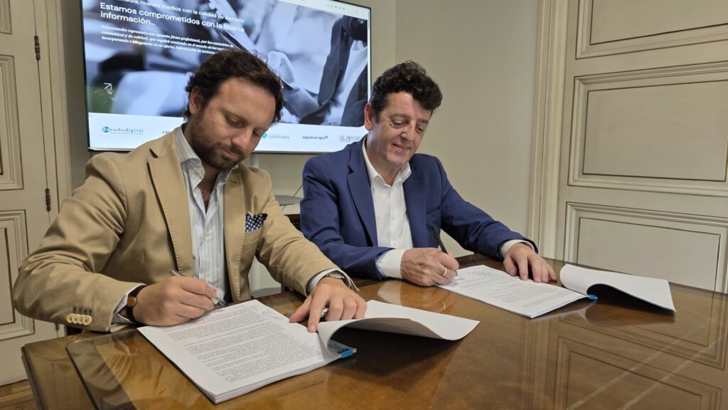Yago González, CEO de Prestomedia y Eugenio de Quesada, Director de Grupo Nexo