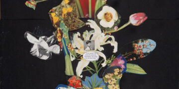 Collages of the filmmaker Isabel Coixet in the Museo Nacional Thyssen-Bornemisza