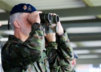 El Rey visita la Brigada Multinacional de la OTAN en Eslovaquia, liderada por España