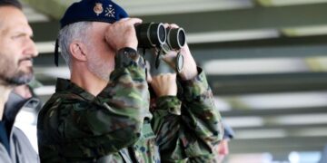 The King visits the Spanish-led NATO Multinational Brigade in Slovakia