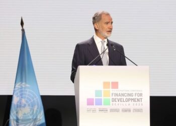 El Rey en Sevilla: “La nueva geopolítica no debe desembocar en una enmienda a la totalidad al derecho y la solidaridad”