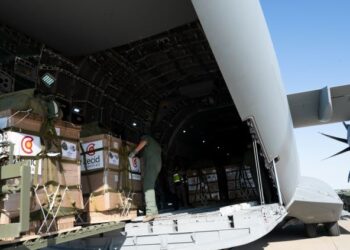 Sale de Zaragoza la ayuda urgente de AECID a Gaza para alimentar a 11.000 personas