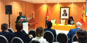 Celebration of a business brunch at the Embassy of Angola