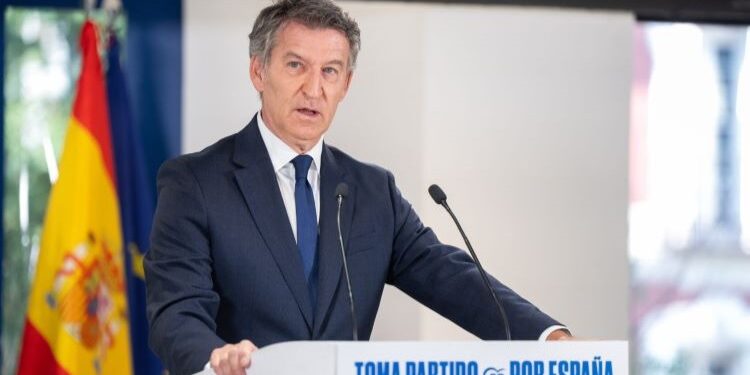 Feijóo: “Sánchez has become an international problem for the EU and NATO”