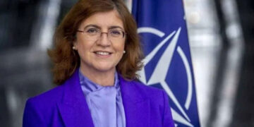 Virtual session at INCIPE on the NATO summit, with Carmen Romero