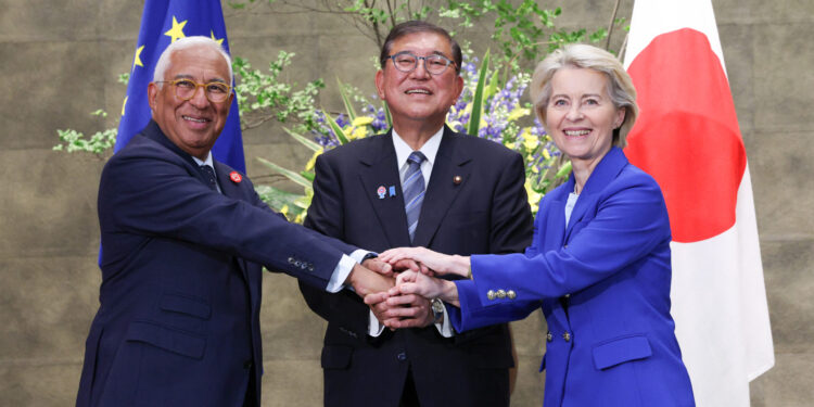 La UE y Japón abogan por una reforma del orden global y se comprometen a cooperar en tecnología y defensa
