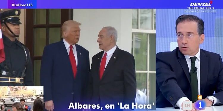 Albares no ve “ningún choque con EEUU” por Gaza y pide a la UE que condene las sanciones de Israel a Díaz y Rego